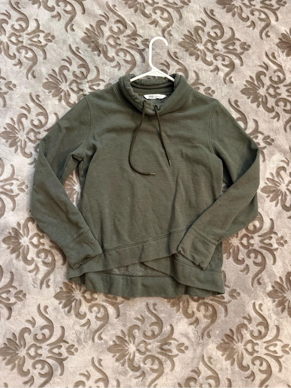DSG Olive Green Cowl Neck Pullover